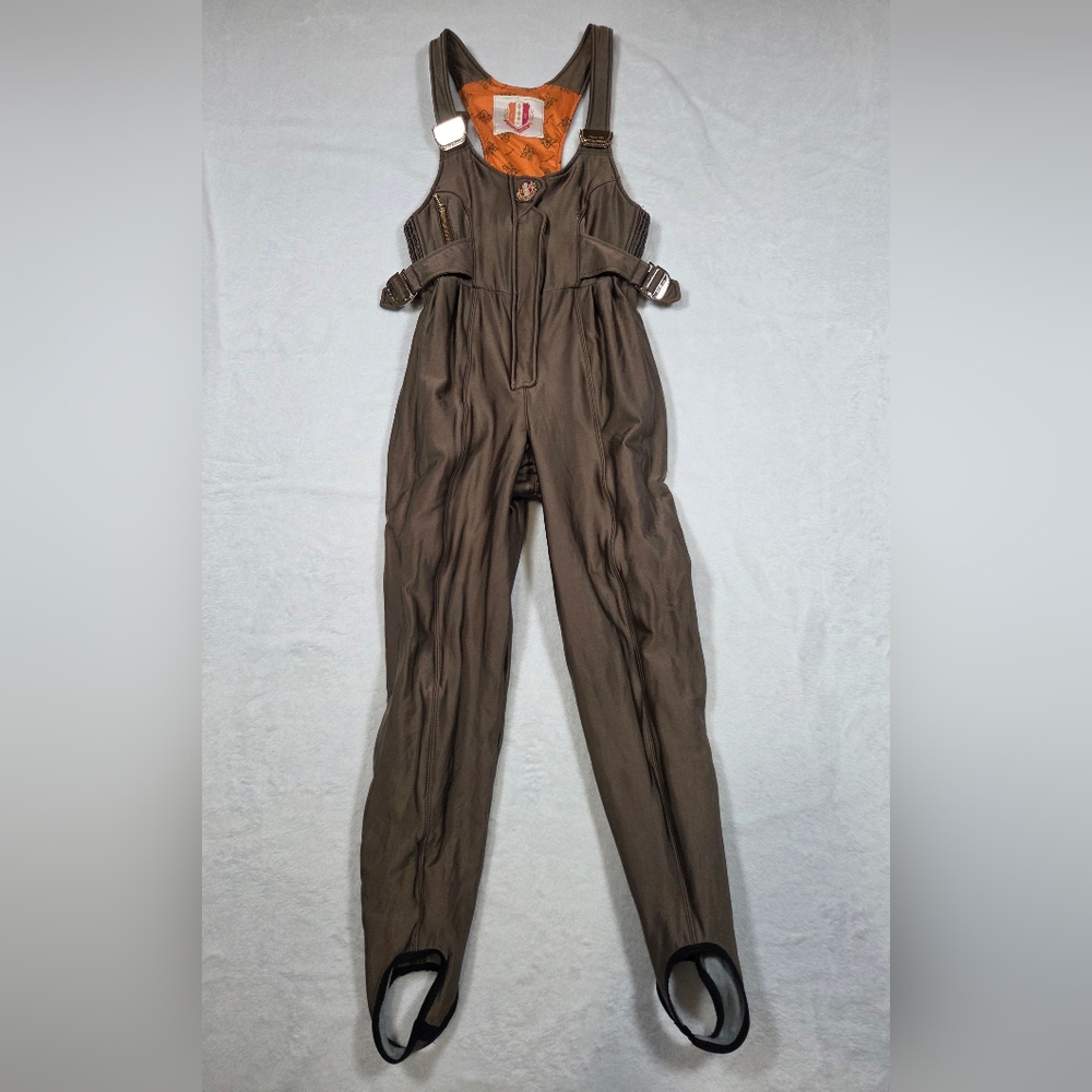 Phenix Gold Snow Ski Suit Womens One Piece Snow Bib